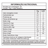 Tabela de Informação Nutricional - Colágeno de Lichia