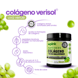 Label: Colágeno de Uva Verde Verisol Fundo Transparente