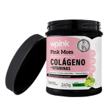 Colágeno Pink Mom Limão 240g Ângulo Superior