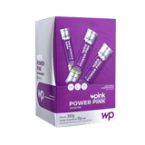 power pink sem cafeína de maçã verde - pré-treino - 300g - wp