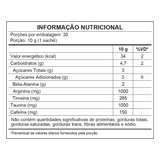 Tabela de Informação Nutricional - Power Pink Lichia