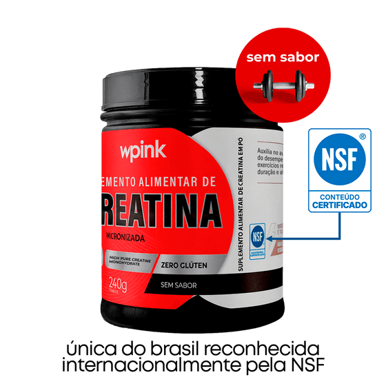 creatina sem sabor - 240g – wp