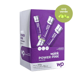 power pink sem cafeína de uva verde - pré-treino - 300g - wp