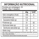 Tabela de Informação Nutricional - Whey Protein Morango